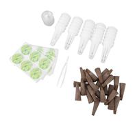 Hydroponik-Pods-Set mit 12 Kunststoff-Torf-Erde-PflanzkÃ¶rben fÃ¼r den Indoor-Garten