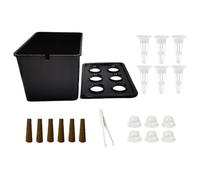 Hydroponisches Pflanzsystem - PP Komplettes Set Wie Abgebildet Für Indoor-Gartenarbeit | Komplettes Set Für Die Gartenarbeit Im Haushalt Mit Anzuchtzubehör, Früchte, Salat, Hydroponisches Anzuchtsyste