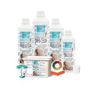 HydroSal Kit Spa Natural, Set di Prodotti per Spa Idromassaggio e Piscina di Tutte le Marche, a Base di Acqua Termale, Trattamente con Ossigeno Attivo Senza Cloro