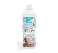 HydroSal pH- Sal, Riduttore del pH, con sali minerali + Dosatore - 1 LT | Trattamento per abbassare il valore del pH dell'Acqua di Piscina e Spa Idromassaggio