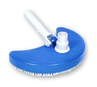 Hydrotools Swimline Testa sottovuoto Manuale per Piscine Fuori Terra e Fuori Terra, Testa di Polvere pesata, Mezzaluna con setole, Tubo Girevole da 3,8 cm o 3,8 cm, Angoli puliti