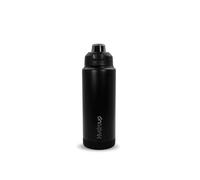 Hydroup Borraccia termica 2 in 1, con coperchio con beccuccio, in acciaio inox, senza BPA, per tutte le età, a prova di perdite e compatta, per sport, viaggi e ritorno a scuola (nero, 24)