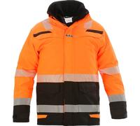 Hydrowear Arbeitsjacke parka antipioggia ad alta visibilità Utah L