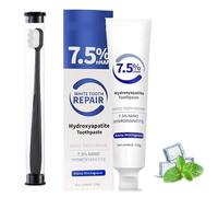 Hydroxyapatite Toothpaste for Enamel Protection, Hydroxyapatite Enamel Care Toothpastes, Fluoride-Free Formula with Gentle Mint, Toothpaste Gum Repair Brightening & Stain Removing, 120g (1)