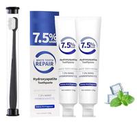 Hydroxyapatite Toothpaste for Enamel Protection, Hydroxyapatite Enamel Care Toothpastes, Fluoride-Free Formula with Gentle Mint, Toothpaste Gum Repair Brightening & Stain Removing, 120g (2)