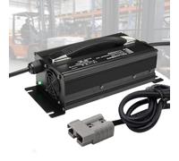 HYDTGZ Caricabatterie per Carrelli Elevatori 12V/24V/36V/48V/60V/72V per Batterie al Piombo Acido, con Connettore Anderson da 50A, Funzione di Mantenimento della Carica e Protezioni Multiple,72v 12a