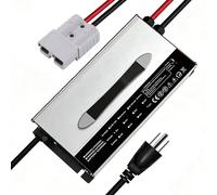 HYDTGZ Caricabatterie per Carrelli Elevatori 12V 50A 24V 40A 36V 30A 48V 25A 60V 20A 72V 15A con Carica di Mantenimento,60v 20a,350A