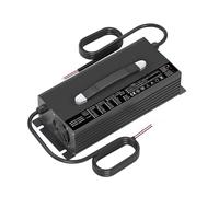 HYDTGZ Caricabatterie per Carrelli Elevatori 2500W Caricatore Ad Alta Potenza con Display Digitale LCD Connettore Anderson da 350A,Nero,48V 35A