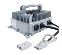 HYDTGZ Caricabatterie per Carrelli Elevatori Ad Alta Potenza da 2000 W con Anderson IP67 Impermeabile da 50 A/120 A/175 A/350 A per la Ricarica di Batterie al Piombo Acido,72v 20a,120A
