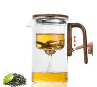 HYDZSWZX Teiera Enchanti, Teiera Magica Enchanti Tea, Teiera da Stregoneria Enchanti Tea, Teiera da Strega, Infusore for tè Sfuso, Teiera in Vetro con colino, Teiera Magica Trasparente e Classica(S)