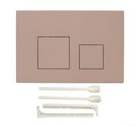 HYEBNP for Geberit Sigma01 Sigma20 Sigma21 Sigma30 Sigma50 UP300 Placca di Comando Placca di Comando a Doppio Scarico for Cassette di Scarico nascoste (Oro)(Khaki)