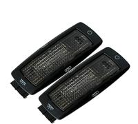 HYEBNP Nuova plafoniera con Luce di Lettura Posteriore da 2 Pezzi, Compatibile con VW Golf 4/Jetta A4 MK4 Passat B5/Maggiolino/Tiguan/Skoda Fabia Seat 3B0947291 (Grigio - 2 Pezzi)(Black-2PCS)