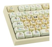 Hyekit PBT Keycaps Profilo MOA Chiikawa Usagi Simpatici Keycaps 136 tasti Sublimazione Kawaii Keycap Set per Cherry MX Interruttori Magnetici Tastiera Meccanica