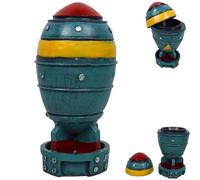Hyelntu Fallout - Mini statuetta di bomba atomica, modellino di razzo, bomba nucleare, merchandising di Halloween, 3D, apribile in resina, per decorare la casa e la scrivania