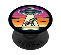 Hyena Africa ha rapito il rapimento spaziale alieno della navicella spaziale PopSockets PopGrip Adesivo