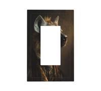 Hyena in abito vittoriano Dark Fantasy Light Switch Placca da parete Placca Frontale Copertura a bilanciere singolo 1 Gang Decoratore Presa Coperture per la casa Cucina Camera Bagno Decor