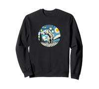 Hyena Zoo Animal Africa - Van Gogh Notte Stellata Stile Felpa