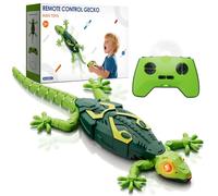 HYES Wall Crawler Geco, Remote Control Crawling Chameleon, telecomando parete geco con occhi luminosi, realistico Lizard robot giocattolo regalo per bambini ragazzi ragazze 3 4 5 6 7 8
