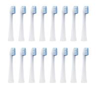 HYETFBS Testina di ricambio per spazzolino elettrico, compatibile con Panasonic, DM71/DM81/DM711/DM712/DM61/DML1/DM31/PDM7B/MDB3A/WEW0972 (16 pezzi)
