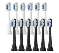 HYETFBS Testine di ricambio compatibili con Xiaomi, T301 T302 T501 /501CSonic testina per spazzolino elettrico Dupont con setole morbide (T301-302-WH6BK6)