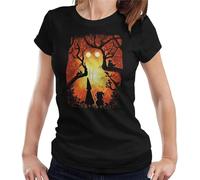HYEWOI Enchanted Forest Over The Garden Wall Women's T-Shirt BlackL