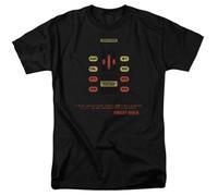 HYEWOI Knight Rider Kitt Console T Shirt Mens Michael Knight TV Black BlackXL