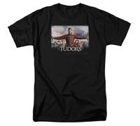 HYEWOI The Tudors The Final Seduction T Shirt Mens TV Show Black BlackXXL