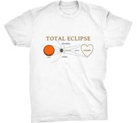 HYEWOI Total Eclipse of The Heart Diagram T-Shirt whiteWhiteM