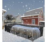 HYFBH Copertura Mobili Giardino Impermeabile, 140x50x55cm/LxWxH 420D Oxford Copertura per Tavoli da Giardino Esterno e Set di Mobili, Proteggere i Mobili da Anti-UV Vento Sole Neve Tessuto