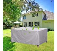 HYFBH Coperture Mobili da Giardino 160x90x30cm/LxWxH Telo Copri Tavolo Esterno Impermeabile 420D Oxford Antivento Anti-UV Protettivo Outdoor Furniture Cover Copertura Tavolo Esterno