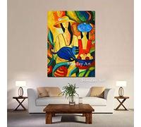 HYFBH Stampa su Tela Wall Art Picasso Famoso e Moderno Dipinto su Tela Immagini a Parete per la Decorazione Domestica Pittura a Olio Figura Opera 20 "x28 (50x70cm) Senza Cornice