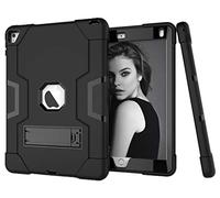 HyFone Custodia Protettiva per iPad Air 2 iPad Pro 9.7" - Robusto Antiurto Resistente Protezione Completa Del Corpo Case Cover per iPad A1566 A1567 A1673 A1674 A1675 - [Nero/Nero]