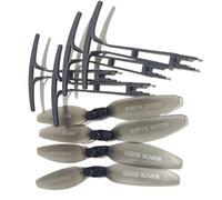 HYFOZAE Accessori per Pale dell'elica X30 Drone CW CCW 4 Pezzi + telai di Protezione per quadricotteri Syma X30/Z6/X500 RC