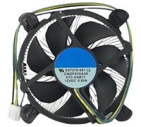 HYFOZAE Dissipatore di Calore per CPU con Ventola da 90 mm e dissipatore in Alluminio per Intel E97379-001 Core i3/i5/i7 Socket LGA1150/1155/1156 4 Pin E97379-003(E97379-001)