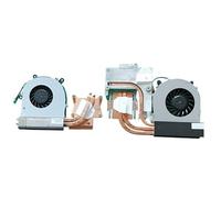 HYFOZAE Modulo Ventola CPU per Notebook con radiatore dissipatore di Calore in Rame per Terrans per Force X511 X911 X811 X611 X711 X811-SMA P177sm P170sm(CPU GPU Fan And Heat)