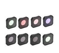 HYFOZAE per Gopro Hero 9 10 11 Set di filtri per Lenti UV per CPL ND 8 16 32 64 Immersioni notturne per Star Micro 15X per Protezione per Fotocamera Eyefish(Set of 8)