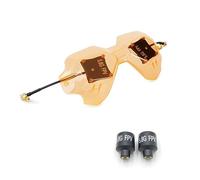 HYFOZAE per Guscio Protettivo direzionale con Set Combinato di Guadagno Stubby per DJI per Occhiali FPV V2(Orange 2 in 1)