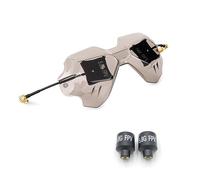 HYFOZAE per Guscio Protettivo direzionale con Set Combinato di Guadagno Stubby per DJI per Occhiali FPV V2(Black 2 in 1)