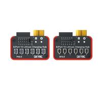 HYFOZAE per SkyRC OSH 6 Porte 1S Ricarica Batteria per hub: Supporta LiPo, Life, Li-Ion, LiHV, Compatibile con Caricabatterie Serie B6neo(BT2.0)