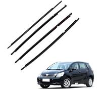 HYFQCD Guarnizione per finestrino portiera Auto, 4 Pezzi, Compatibile per Toyota Verso 2011-2016, Kit di guarnizioni per modanature finestrini, Accessori Esterni,A