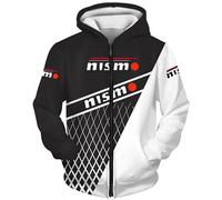 HYFZXWX Felpe con cappuccio Giacche Thin 3D nis_mo Full Print Pullover Uomo e donna Felpa casual in poliestere palestra/A/S