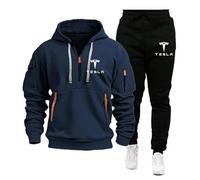 HYFZXWX Pantaloni in felpa con cappuccio in cotone Te_SLA da uomo/donna, adatti ad abbigliamento sportivo classico, abbigliamento da jogging casual felpa/A2/XL