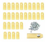 HYGAWQXXC Lunga Durata e Resistenza alle intemperie: queste Lame e Viti di Ricambio da 43 mm Sono perfette for i Tosaerba robotizzati.(30pcs Gold)