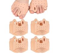 Hyger Silicone Toe Separators for Women,Hyger Toe Separators,2025 New Hygger Toe Separator for Men Dan Women, Thickened Center of Foot-Shock Absorption,Breathable, Soft (4, Skin)