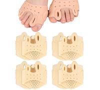 Hyger Silicone Toe Separators for Women,Hyger Toe Separators,2025 New Hygger Toe Separator for Men Dan Women, Thickened Center of Foot-Shock Absorption,Breathable, Soft (4, Off-white)