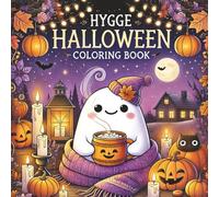 Hygge Halloween Coloring Book: Big and Easy Cozy Activity Book for Toddlers and Kids - Spooky Ghost Fun