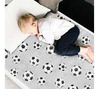 Hygge Sheets® - Coprimaterasso impermeabile per bambini | Adatto per letti singoli, per bambini e per neonati | Coprimaterasso traspirante e lavabile per incontinenza con fascia laterale | Calcio
