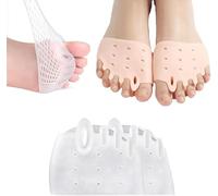 Hyggear 2025 - Separatore per dita dei piedi in silicone, separatore per dita dei piedi, separatore per dita dei piedi, cuscinetti per la palla del piede, traspirante e morbido, per uomini e donne