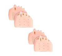 Hyggear Separatore per dita dei piedi in silicone per donne, separatore per dita a martello, separatore per dita dei piedi in silicone morbido per uomini e donne, correttore per bunion, cuscinetti met