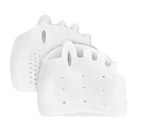 Hyggear Separatore per dita dei piedi in silicone per donne, separatore per dita a martello, separatore per dita dei piedi in silicone morbido per uomini e donne, correttore per bunion, cuscinetti met
